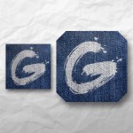 Letters - Painted Denim 1