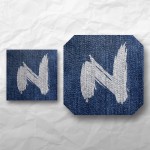 Letters - Painted Denim 1