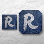 Letters - Painted Denim 1