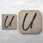 Letters - Linen Texture 1