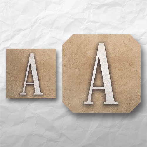 Letters - Neutral Texture 2