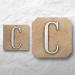 Letters - Neutral Texture 2