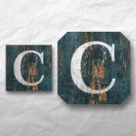 Letters - Weathered Green Wood 1 Letters - Weathered Green Wood 1