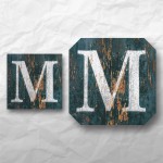 Letters - Weathered Green Wood 1 Letters - Weathered Green Wood 1