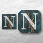 Letters - Weathered Green Wood 1 Letters - Weathered Green Wood 1
