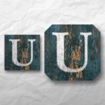 Letters - Weathered Green Wood 1 Letters - Weathered Green Wood 1