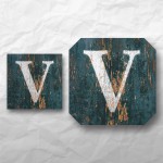 Letters - Weathered Green Wood 1 Letters - Weathered Green Wood 1