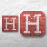 Letters - Weathered Red Wood 1