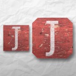 Letters - Weathered Red Wood 1
