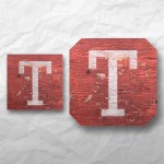 Letters - Weathered Red Wood 1