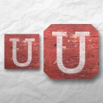 Letters - Weathered Red Wood 1